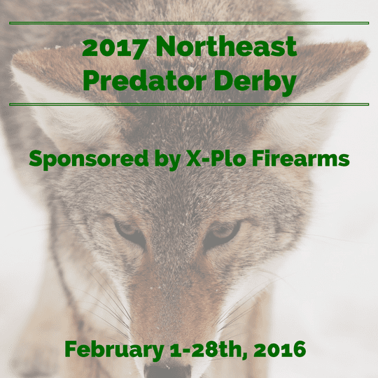 2017 Northeast Predator Derby Plattsburgh, NY February 1-28,2016