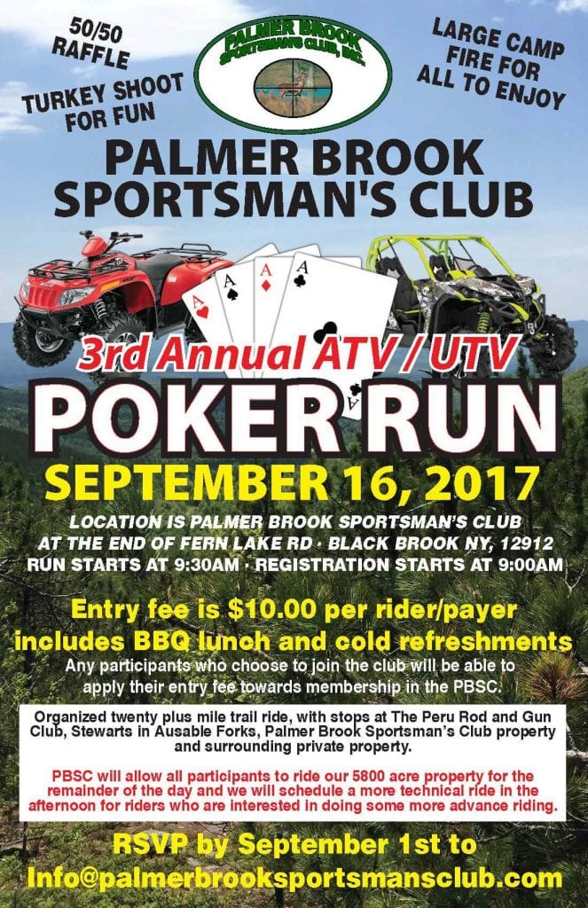 3rd Annual ATV / UTV Poker Run